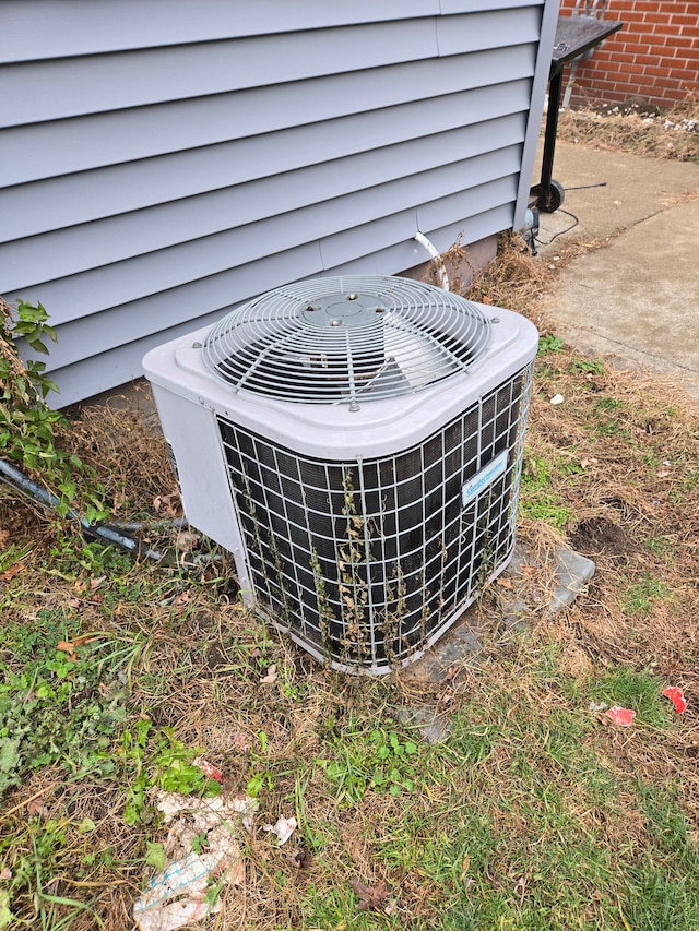 exterior details with cooling unit