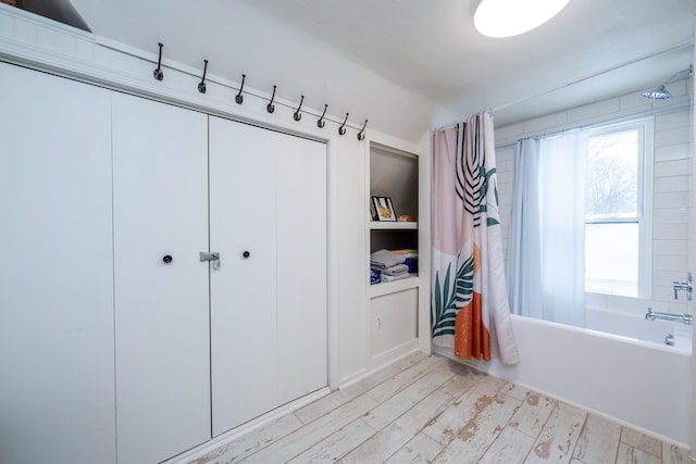 interior space featuring light hardwood / wood-style floors