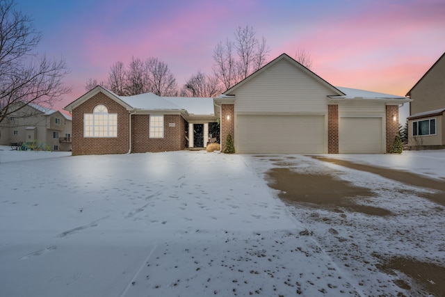 ranch-style house with a garage