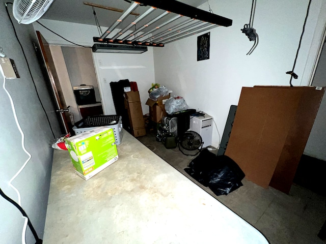 view of basement