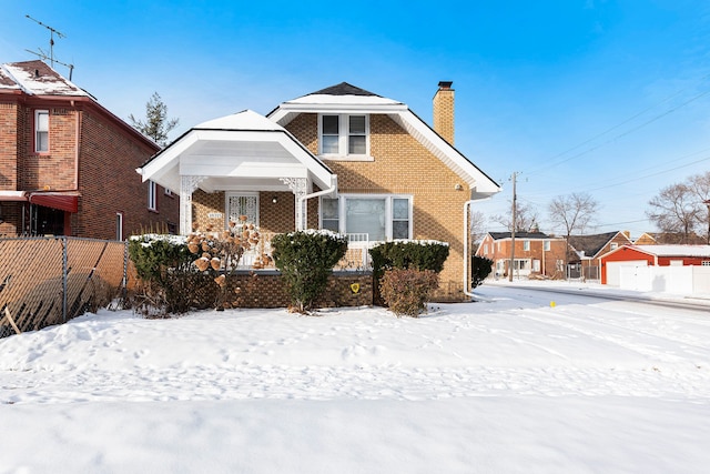 view of front of property