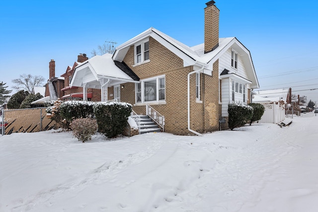 view of front of home