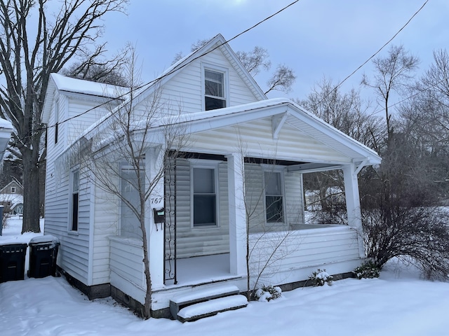 view of bungalow-style home