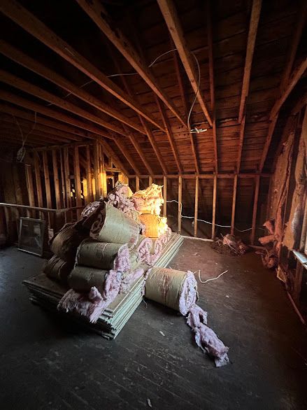 view of attic