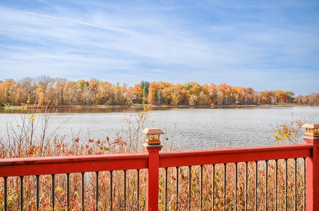 property view of water