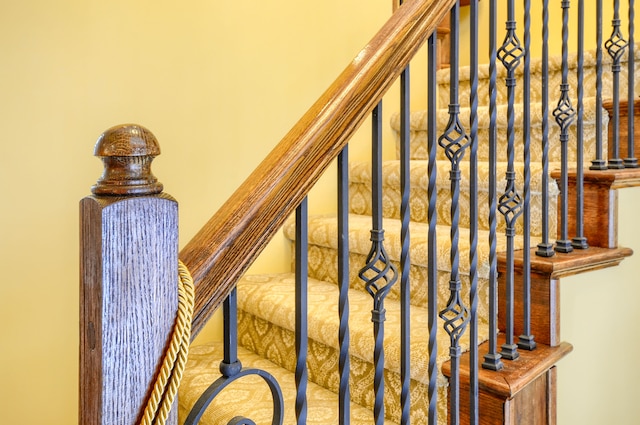 view of staircase