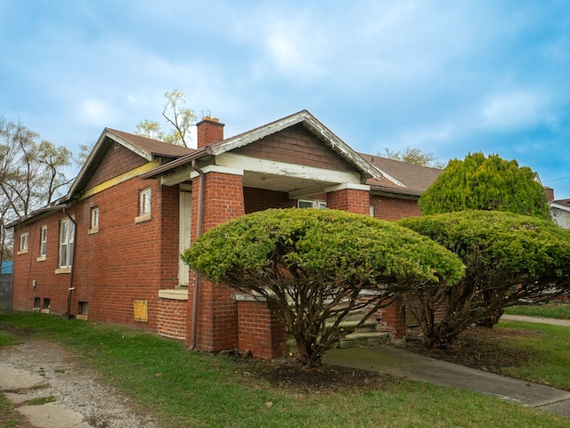 view of side of home