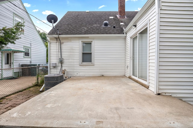 view of patio / terrace with cooling unit