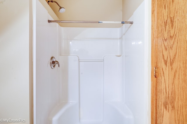 bathroom with walk in shower