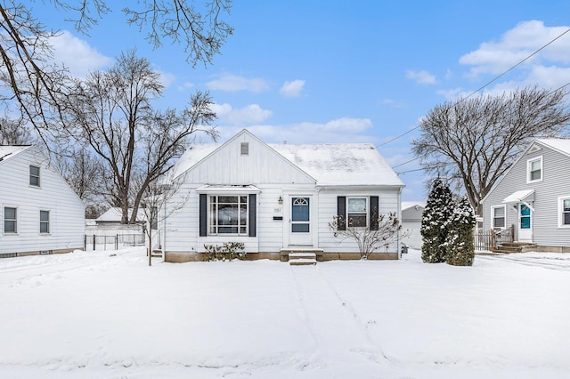 view of front of home