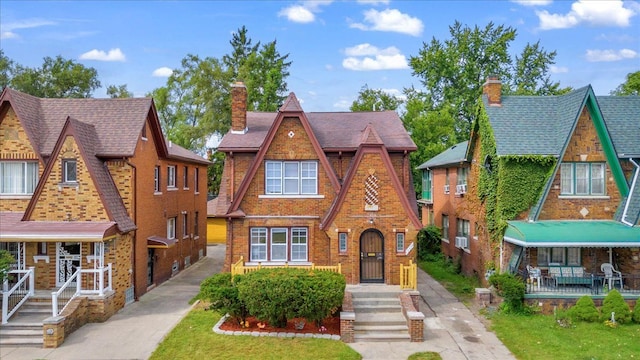 view of english style home