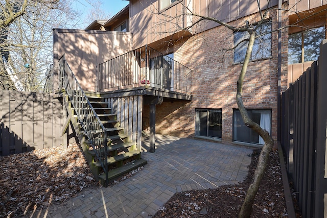 back of house featuring a patio area