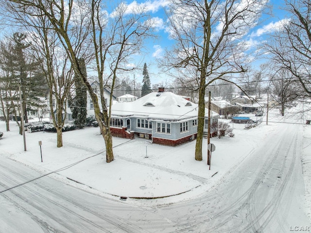 view of front of home