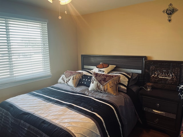 bedroom featuring multiple windows