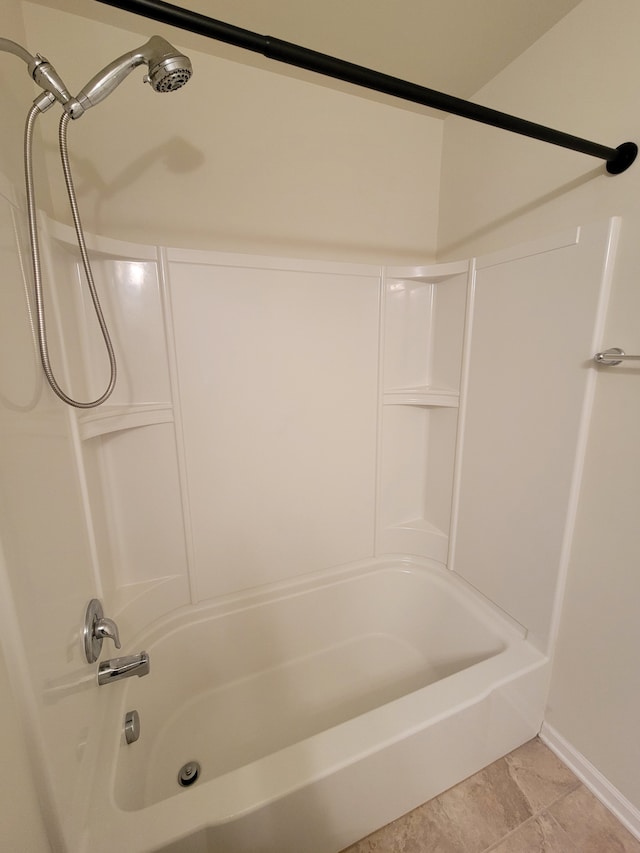 bathroom featuring tub / shower combination