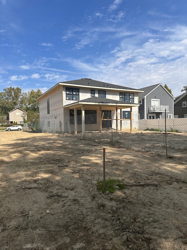 view of rear view of house