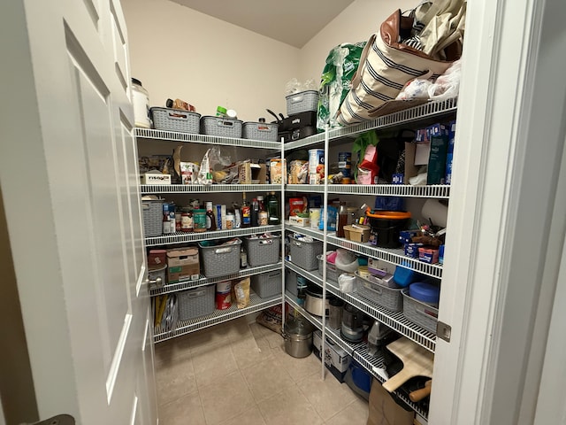 view of storage room