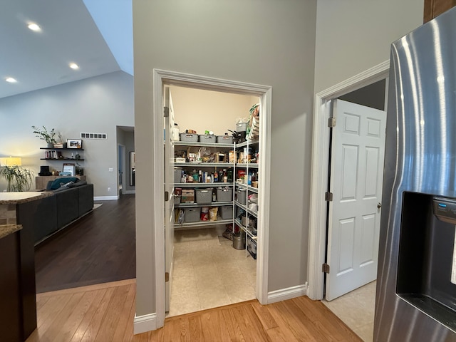 view of pantry