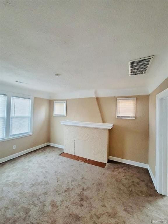 basement with carpet