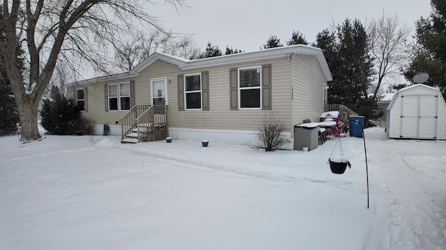 view of manufactured / mobile home