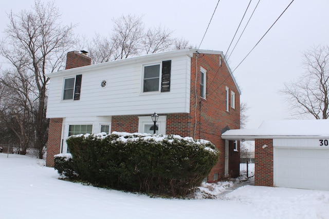 view of front of property