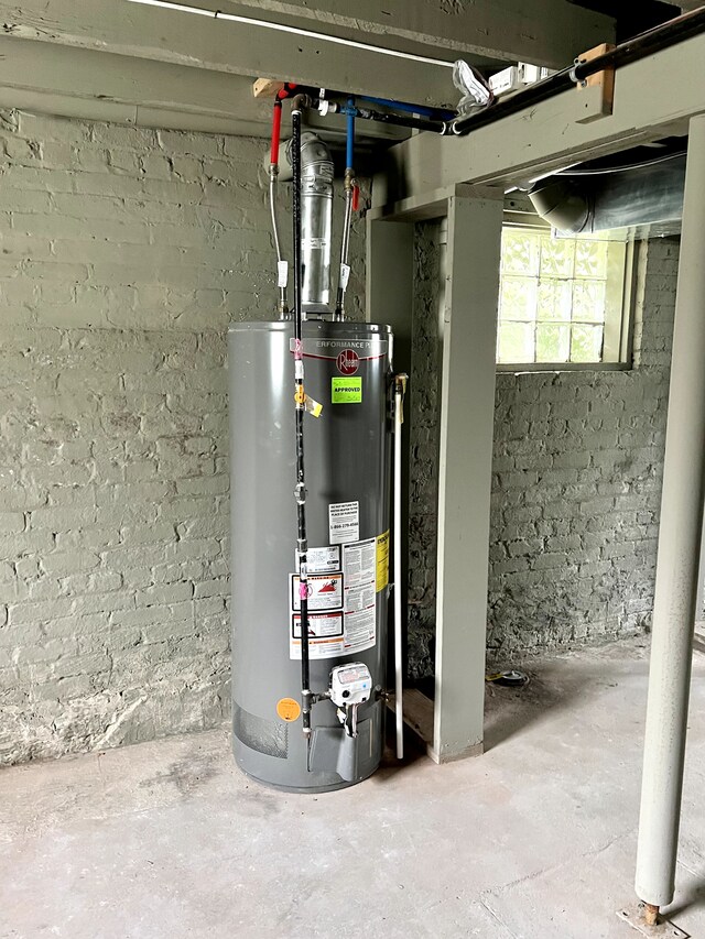 utilities with gas water heater