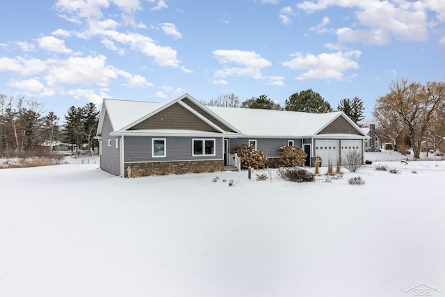 view of ranch-style home