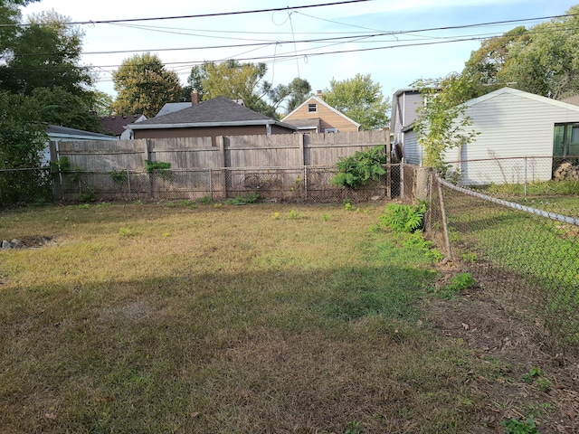 view of yard