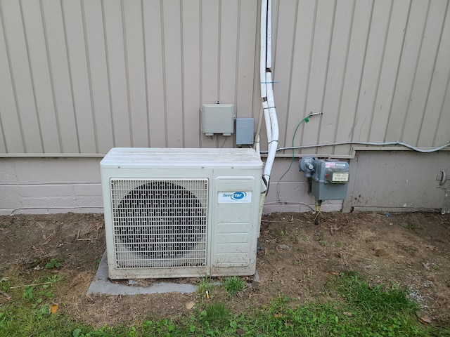 exterior details featuring ac unit