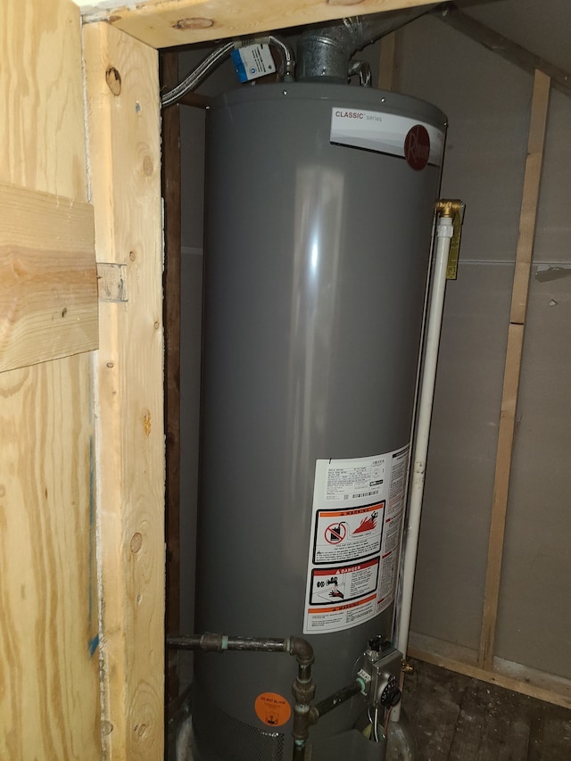 utilities featuring water heater