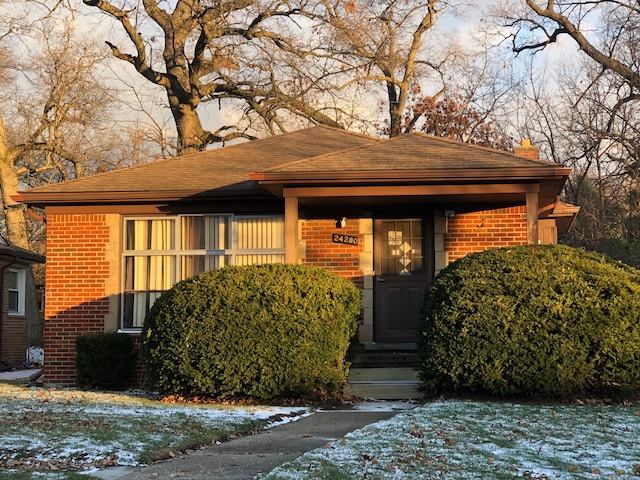 view of front of house