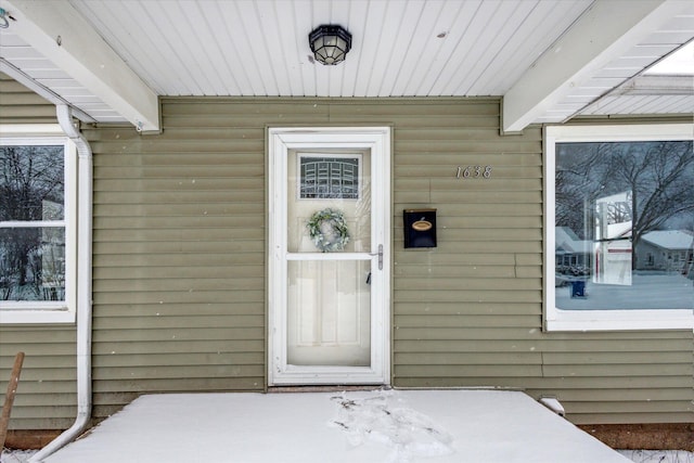 view of property entrance