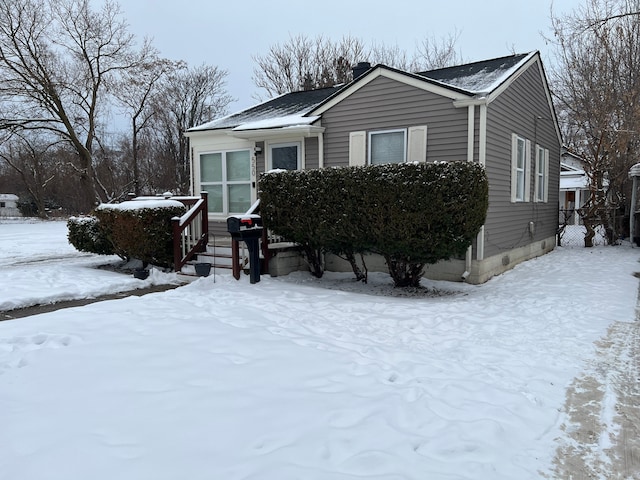 view of front of property