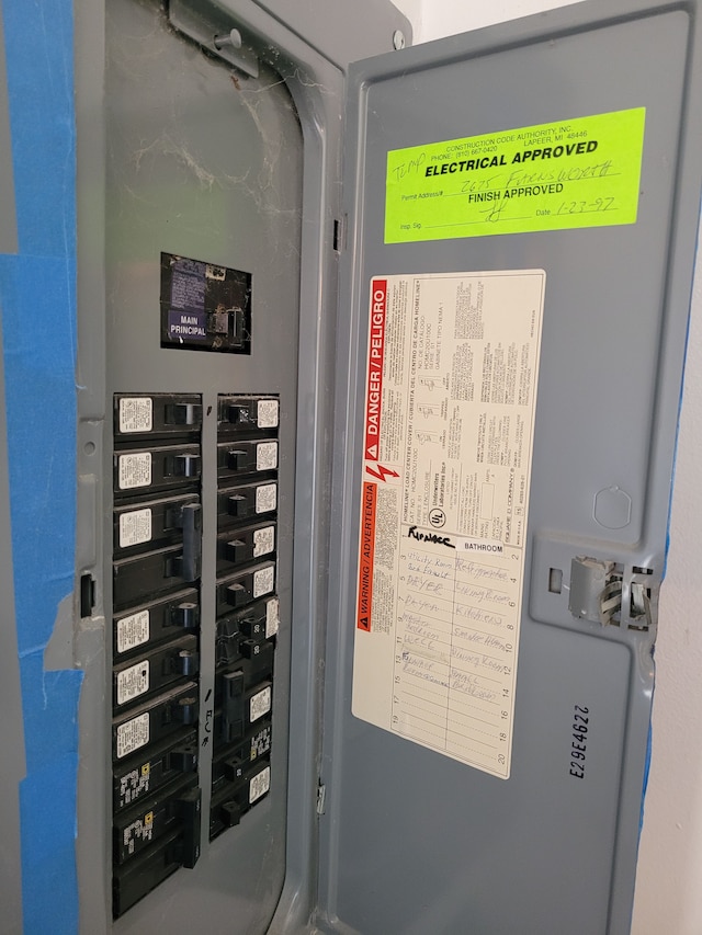 utilities with electric panel