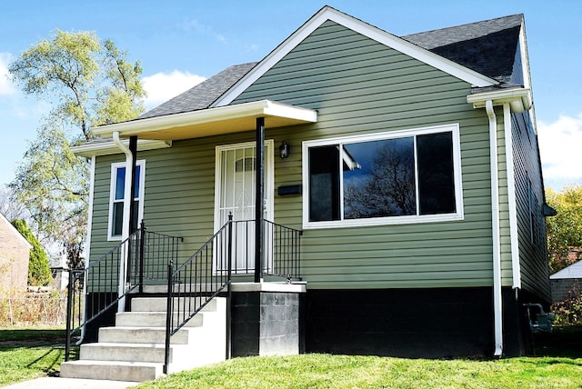 view of bungalow-style home