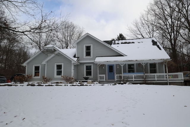 view of front of home