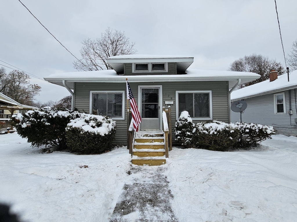 view of bungalow-style house