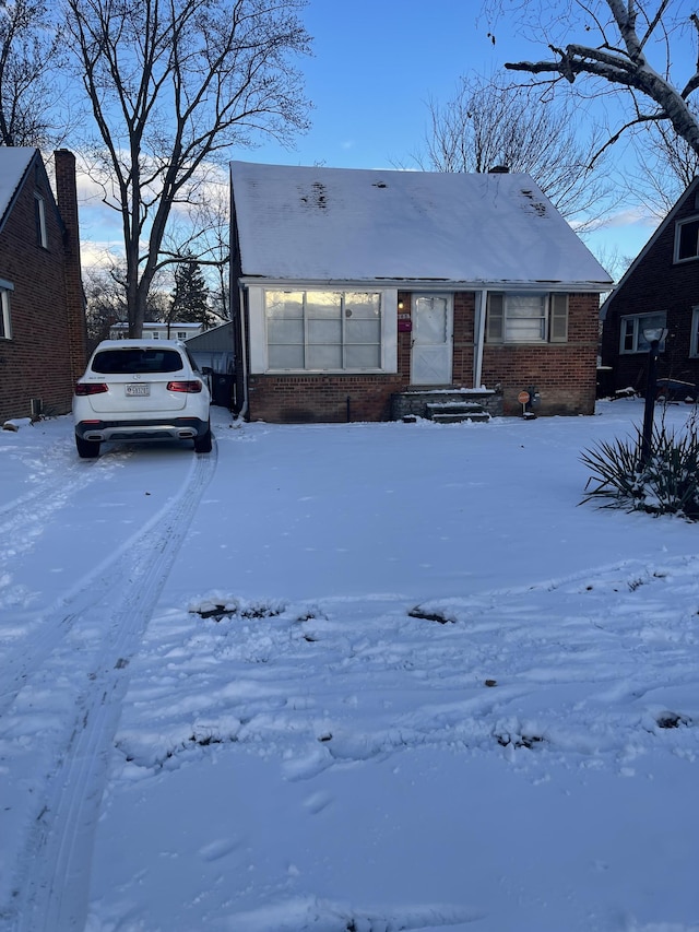 view of front of home