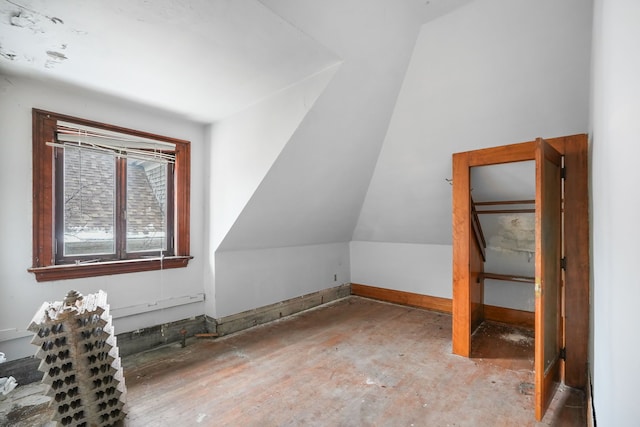 649 Van Dyke St, Detroit, MI 48214 - additional living space with vaulted ceiling