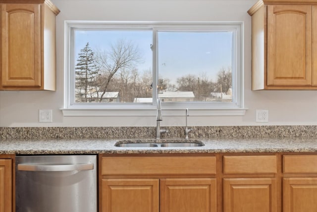 kitchen featuring sink and stainless steel dishwasher