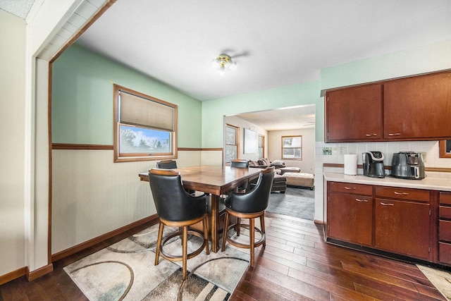 view of dining room