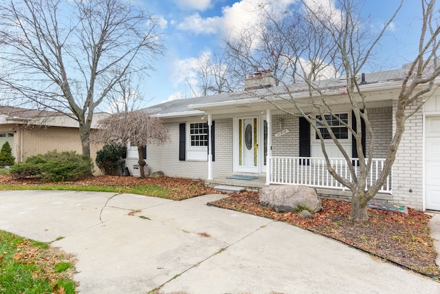 ranch-style house with a garage