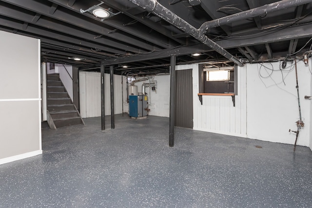 view of basement