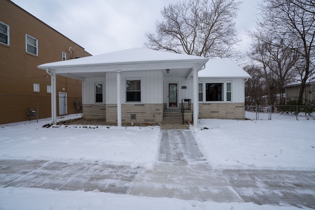 view of front of home