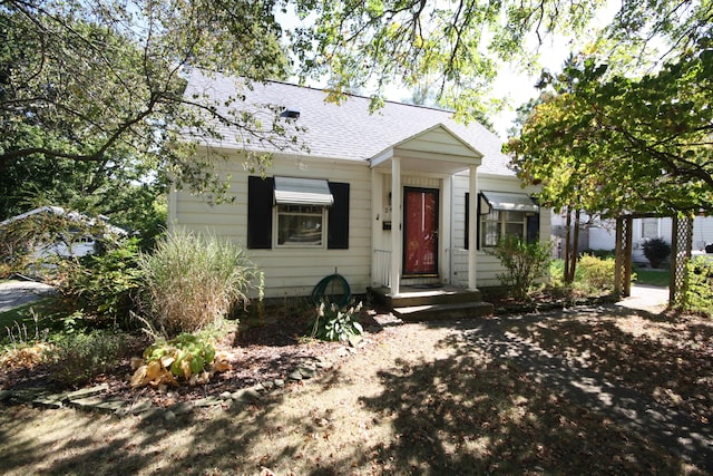 view of front of home