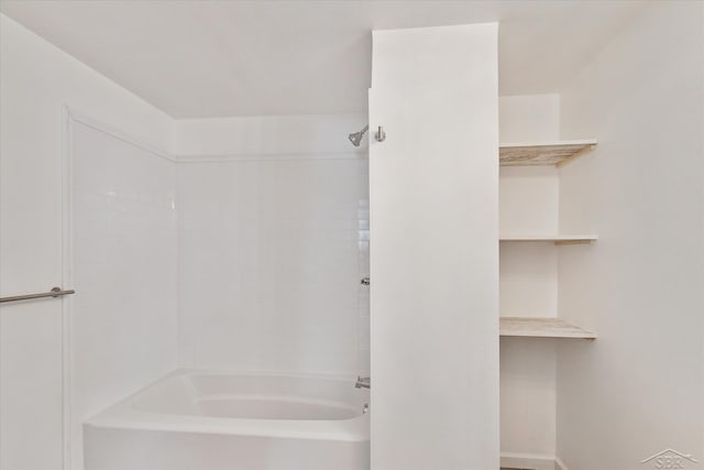 bathroom featuring bathing tub / shower combination