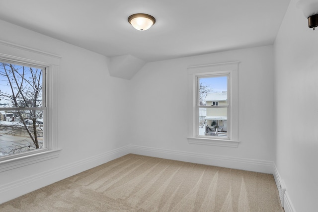 bonus room featuring carpet flooring