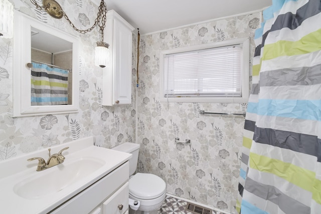 416 S Michigan Ave, Manton, MI 49663 - full bathroom featuring vanity and toilet