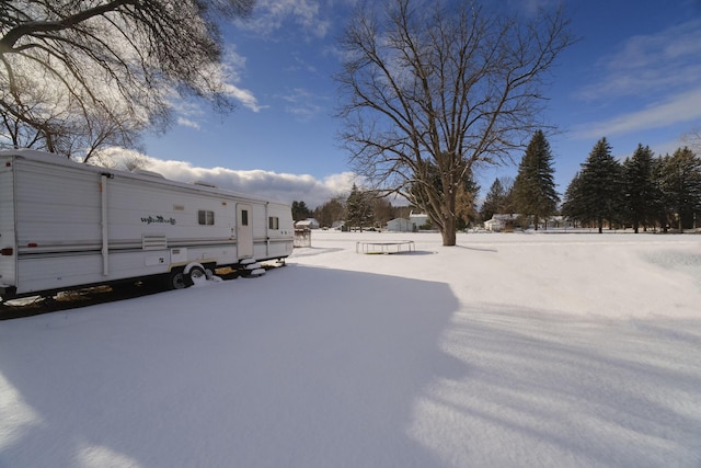 416 S Michigan Ave, Manton, MI 49663 - view of yard covered in snow