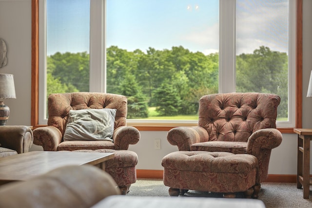 view of sitting room